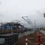 portique antichute autoportant usine