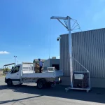 potence antichute autoportante