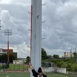 ligne de vie verticale pylone stade