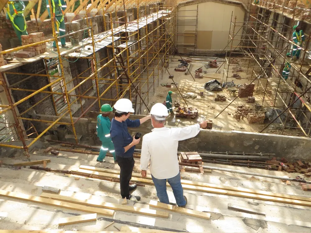 chantier de construction