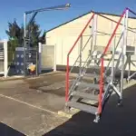 passerelle fixe pour station de lavage