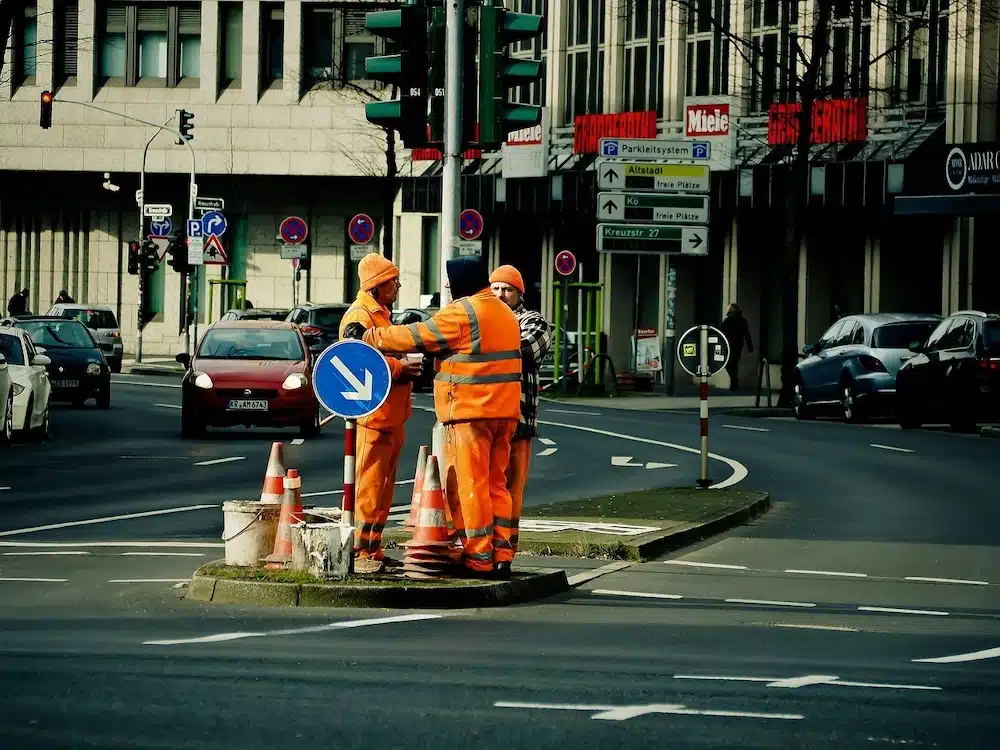 Chantier en zones urbaines