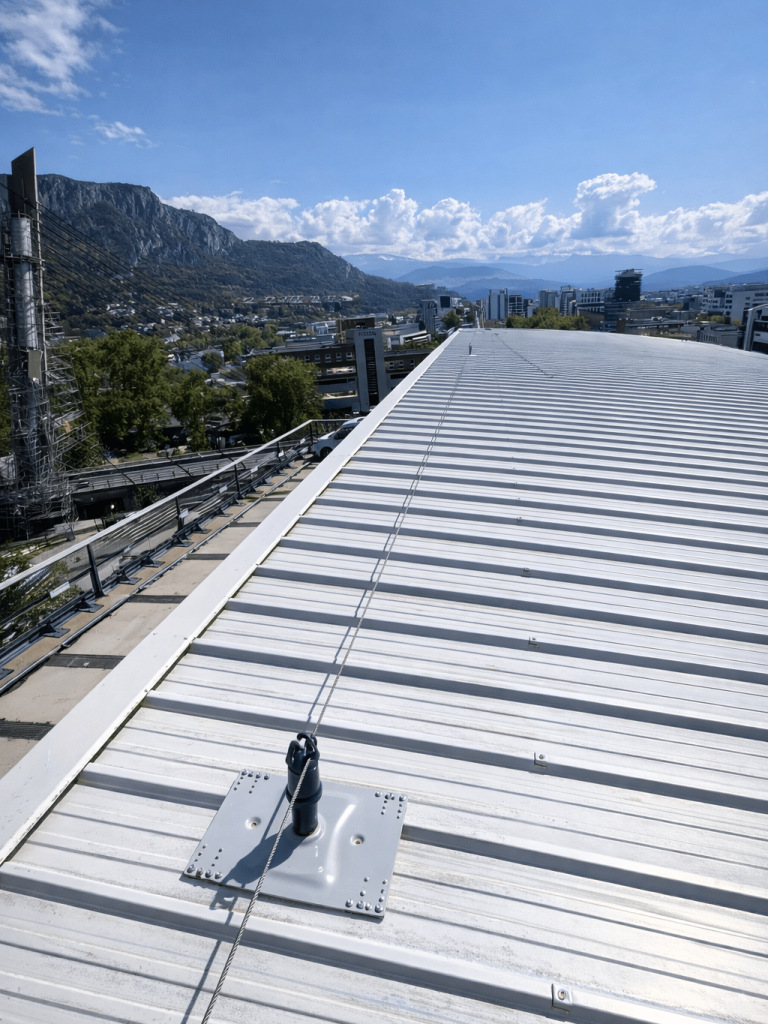 Ligne de vie toiture