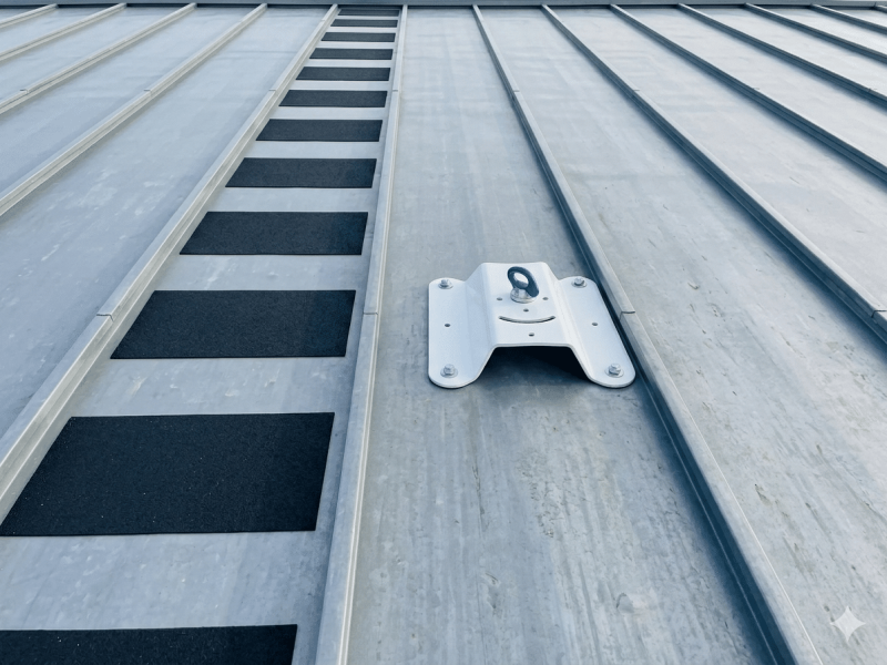 point d'ancrage toiture