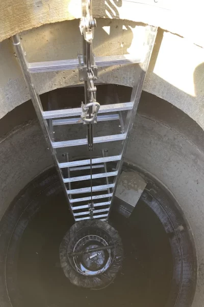 echelle ligne de vie verticale