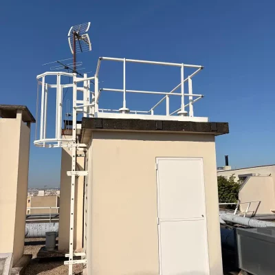 Installation garde-corps et échelle syndics ESSET