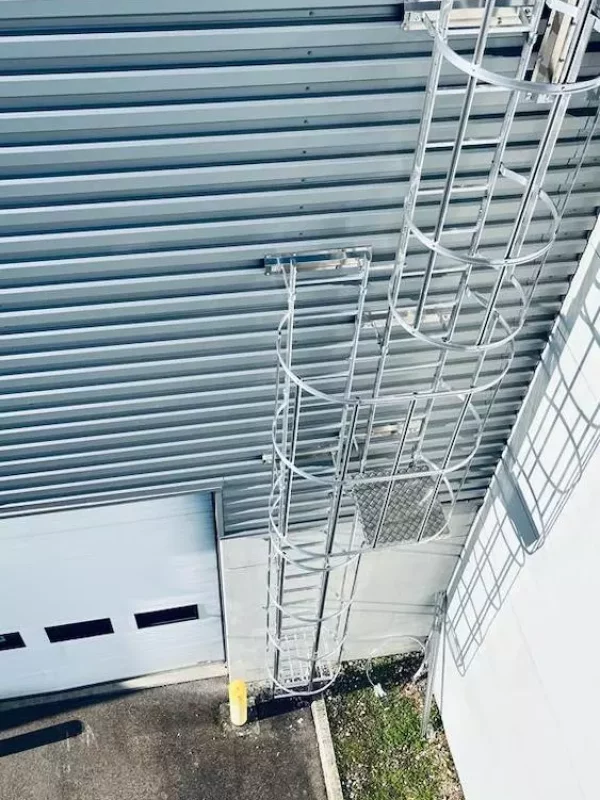 securite hauteur echelle crinoline fmi